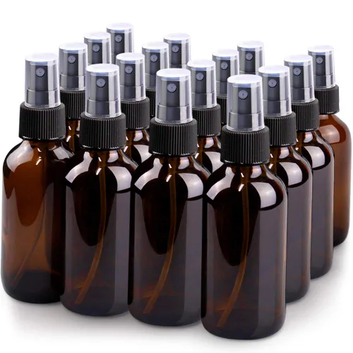 Miniatura 8 de Wedama Botella con atomizador, botella de spray de vidrio de niebla fina de 2 onzas, pequeños recipientes de líquido recargables para regar flores