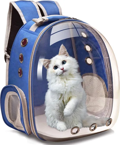 Miniatura 10 de Henkelion - Mochila con cápsula espacial para transportar gatos, perros pequeños o mascotas; adecuada para senderismo, portamascotas aprobado por