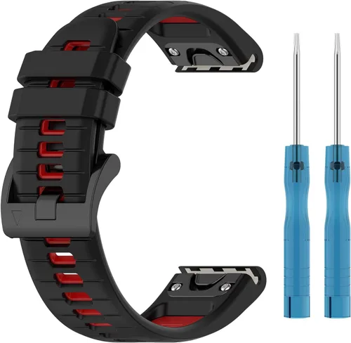 Miniatura 5 de Compatible con Garmin Epix Pro - Correas de repuesto de silicona para reloj Fenix 7 para mujeres y hombres, correas de repuesto para Garmin Fenix