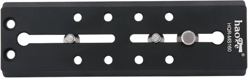 Miniatura 4 de Haoge Placa de liberación rápida deslizante larga de conexión rápida de 6.299 in para Manfrotto MVH500AH MVH500A MVH502AH MVH502A 501HDV 503HDV