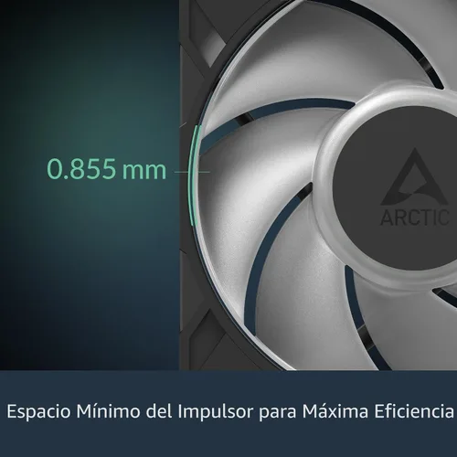 Miniatura 7 de ARCTIC P12 Pro A-RGB - Potente ventilador premium, ventilador PWM de 120 mm con divisor de cable Y, 600-3000 RPM, 0 RPM <5% PWM, RGB digital de 5V