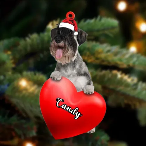 Miniatura 99 de Adornos de Navidad personalizados para perros, nombre personalizado, adorno de Malamute de Alaska, adornos acrílicos, regalos de Navidad, amantes