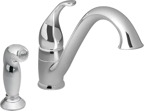 Miniatura 4 de Moen 7840 Camerist - Grifo de cocina de arco bajo con una manija, cromado