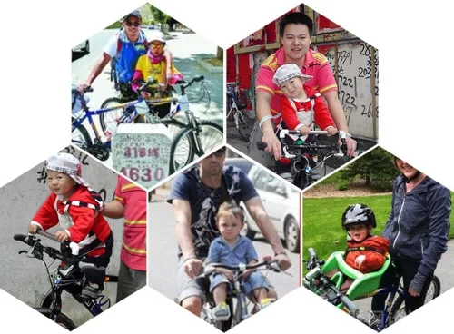 Miniatura 3 de Bicycle Child Seat, Child Seat Bicycle Front with Handle and Pedal, Bearing Weight 20 Kg, Bicycle Seat Children for Mountain Bike, Men's Bikes and