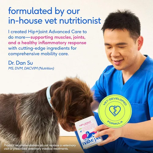 Miniatura 7 de Native Pet Advanced Care - Suplemento para cadera y articulaciones para perros - Apoya articulaciones, cartílago, músculos y tiene propiedades