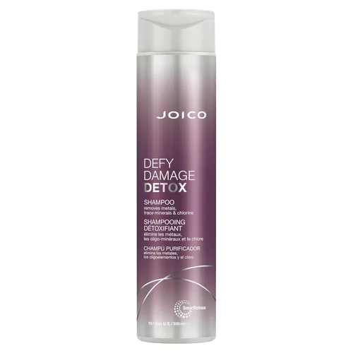 Joico Defy Damage Detox Shampoo | Removes Chlorine, Hard Water Residue, Product Buildup, Metals, & Trace Minerals | Strengthens Bonds & Preserves