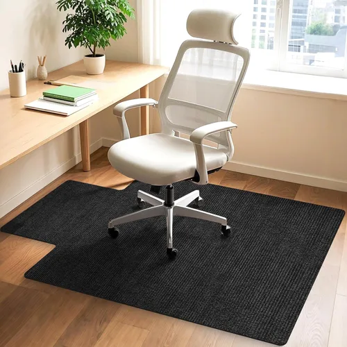 Miniatura 12 de Alfombrilla para silla de oficina para suelo de madera dura y baldosas, alfombrilla para silla de computadora, protector de piso antideslizante
