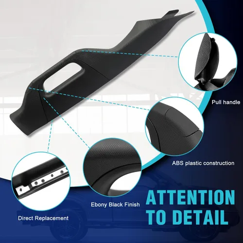 Miniatura 5 de Manija de Agarre del Pilar A Interior Compatible con Ford F-250 F-350 F-450 F-550 Super Duty 2011-2016, BC3Z-2503598-AB