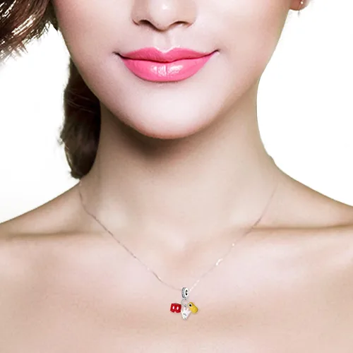 Miniatura 109 de LNQOBU Happy Life - Colgante para pulseras de abalorios, plata de ley 925 para mujer (con un espaciador de cuentas)