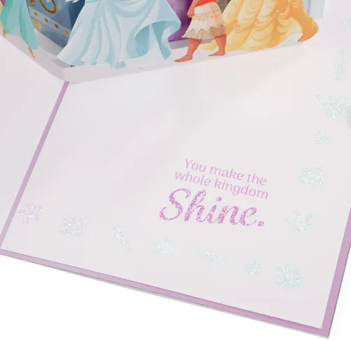 Miniatura 3 de Lovepop Everyday Disney Princess - Tarjeta emergente para ella y él – Tarjetas de felicitación 3D para niños y niñas – You Make the Whole Kingdom