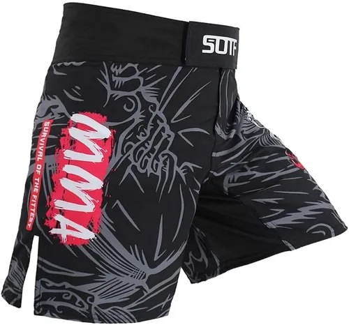 Miniatura 6 de Pantalones cortos transpirables para correr, MMA, boxeo, fitness, deportes