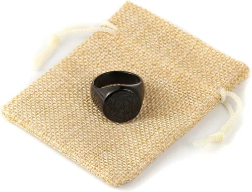 Miniatura 6 de HZMAN Sellos de los Siete Arcángeles Anillos Gargantilla en Plata Oro Acero Inoxidable Bnads