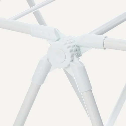 Miniatura 4 de Amazon Basics Tendedero de ropa de metal plegable de 2 alas, 61x23.6x39.3 pulgadas, blanco