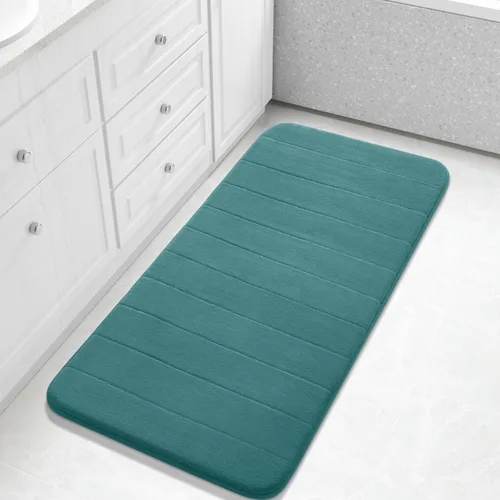 Miniatura 124 de Yimobra Tapete de baño de espuma viscoelástica, súper suave, absorbente, antideslizante, de secado rápido, lavable a máquina, tapete para bañera
