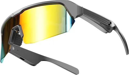 Miniatura 9 de Lentes inteligentes con inteligencia artificial con cámara, gafas de grabación de video con antivibración, gafas de sol inteligentes con Bluetooth