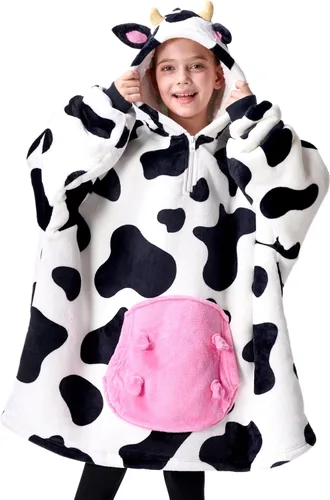 Miniatura 17 de Giggling Getup Manta Vestible con Capucha para Mujeres y Hombres Manta con Capucha Vestible de Forro Polar Sherpa Sudadera Manta Vestible Sherpa