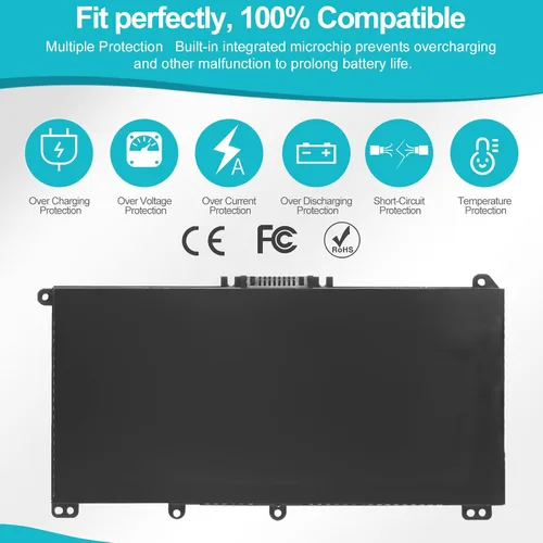 Miniatura 6 de Batería HT03XL para HP L11119-855: Reemplazo de batería para portátil HTO3XL para HP Pavilion 15 15-DA0002DX 15-CS3073CL 15-DY1023DX 14M-DH1003DX