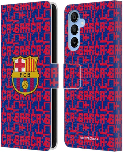 Miniatura 46 de Head Case Designs Funda de piel con licencia oficial del FC Barcelona Barca Crest Graphics para Samsung Galaxy A06 4G