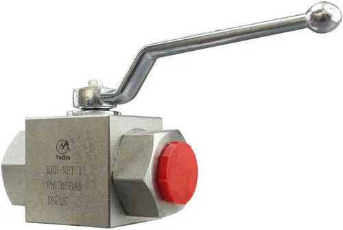 Taixin Hidráulica 1 "NPT 4650PSI KHB válvula de bola de alta presión
