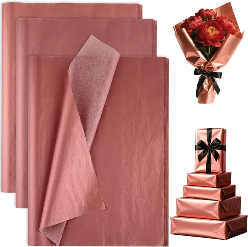 Miniatura 21 de PLULON 60 hojas de papel de seda rosa de San Valentín a granel, para bolsas de regalo, hojas de papel de seda para el hogar, cocina, manualidades