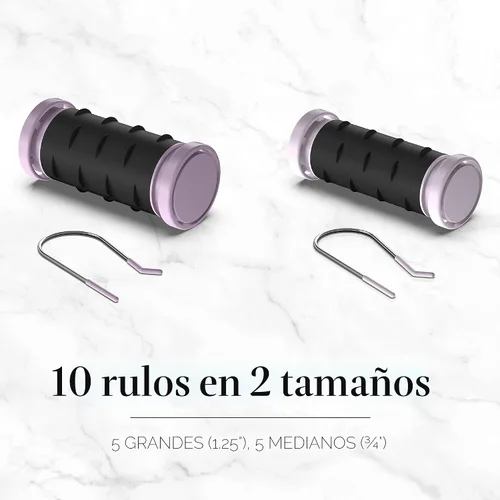 Miniatura 5 de Remington Rodillos calientes compactos de cerámica de doble voltaje para cabello largo y corto, moldeadores de cabello, rizadores de pelo, 1-1 ¼