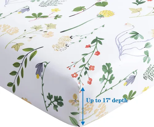 Miniatura 5 de Marina Decoration Ropa de cama ultra suave y sedosa con bolsillo profundo con estampado rico de rayón derivado de bambú para todas las estaciones