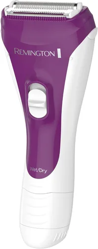 Remington Afeitadora eléctrica suave y sedosa para mujer, afeitadora de papel de aluminio de 3 cuchillas y recortadora de bikini, afeitada en húmedo