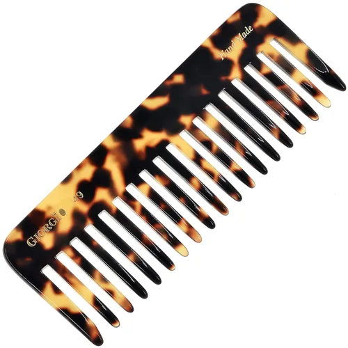 Miniatura 10 de Giorgio G49 - Peine desenredante grande de 5.75 pulgadas, dientes anchos para cabello grueso y rizado, peine desenredante de pelo largo para húmedo