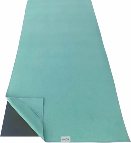 , Toalla de yoga, toalla antideslizante para esterilla de yoga caliente con bolsillos en las esquinas, 100% microfibra, tamaño esterilla de 24 x 72
