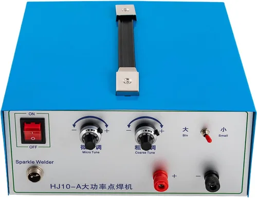 Máquina de soldadura por puntos de joyería Máquina de soldadura de platino de oro y plata 110A 110V Soldador por puntos de joyería Máquina de