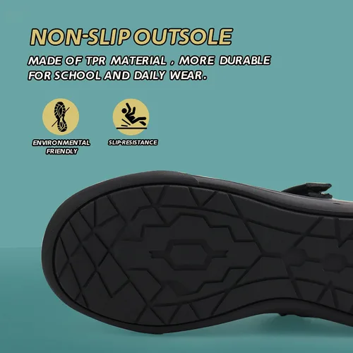 Miniatura 3 de JABASIC Zapatos planos Mary Jane para uniforme escolar para niñas