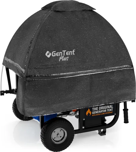 Miniatura 7 de GenTent Funda de funcionamiento del generador - Kit universal (extremo, color tostado) - para generadores portátiles de marco abierto