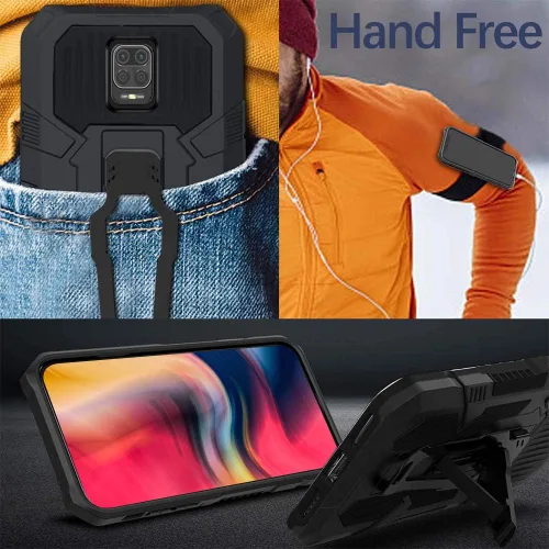 Miniatura 3 de Funda para Xiaomi Redmi Note 9s/9 Pro, con [2 unidades] Protector de pantalla de vidrio templado de grado militar híbrido de alta resistencia
