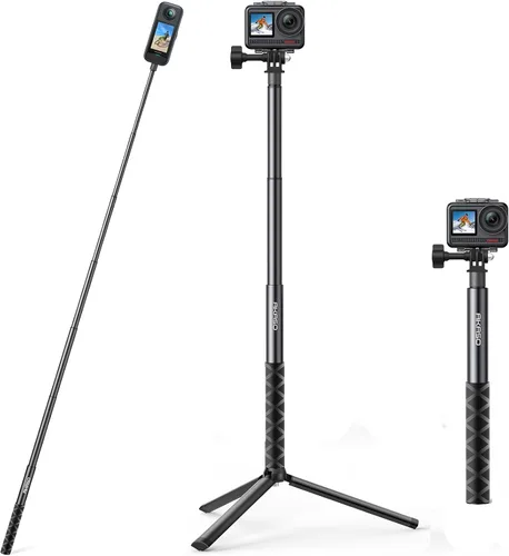Miniatura 7 de AKASO Mini Trípode Palo de Selfie Extensión Ligera para Grabar Video Accesorios de Vlog Compatible con Cámara de Acción AKASO EK7000/Brave 4/Brave 7