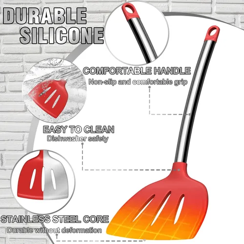 Miniatura 3 de Juego de utensilios de cocina - Umite Chef 34 piezas de utensilios de cocina con rallador, cuchara y espátula, silicona resistente al calor de grado