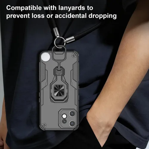 Miniatura 7 de Funda para Nothing CMF Phone 2 Pro, funda de teléfono a prueba de golpes, de grado militar, funda personalizada resistente con soporte de metal