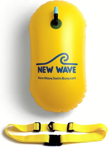Miniatura 11 de Burbuja de Natación New Wave para Nadadores de Aguas Abiertas y Triatletas - Sé Brillante, Sé Visto y Sé Más Seguro con New Wave Mientras Nadas al
