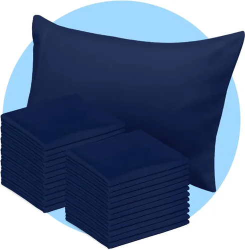Miniatura 14 de Avalon Bedding Juego de 2 fundas de almohada de tamaño estándar color gris, mezcla de algodón de 200 hilos, suaves y transpirables, perfectas