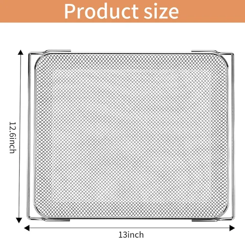 Miniatura 2 de GWY Piezas de repuesto para Ninja DCT451 DCT401 DCT402BK Horno doble inteligente 12 en 1, 13 pulgadas × 12.6 pulgadas, accesorios de repuesto