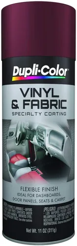 Miniatura 18 de Dupli-Color HVP104 - Pintura en aerosol para vinilo y tela, color negro brillante (Gloss Black), lata de 11 oz en espray Brillo negro