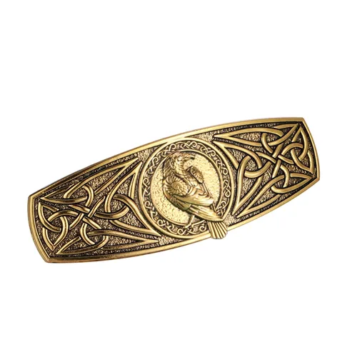 TEAMER Moda vintage nudo celta clip de pelo pasadores de metal accesorios para el cabello patrón grabado headwear styling para las mujeres