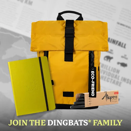 Miniatura 7 de Dingbats* Cuaderno de escritura con puntos de la Tierra A5 - Tapa dura de cuero vegano - Ideal para el trabajo, viajes - Incluye bolsillo, cierre