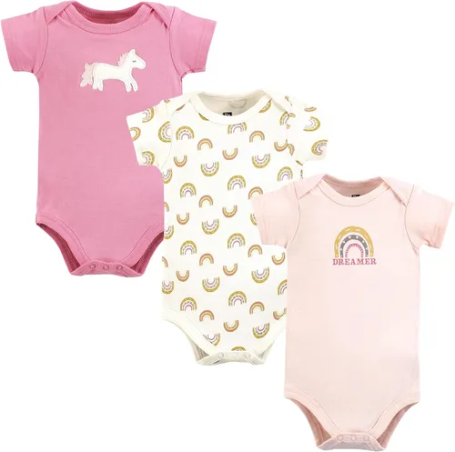 Miniatura 6 de Hudson Baby baby-girls Cotton Bodysuits 3-pack