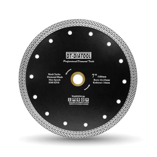 Miniatura 20 de DT-DIATOOL Hoja de granito de diamante de 4 pulgadas para azulejos de porcelana de mármol, disco de corte de diamante de cerámica con segmentos