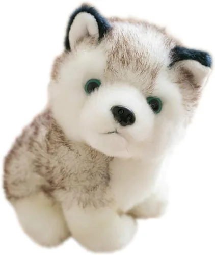 Peluche de perro Husky de 9.8 pulgadas, adorable regalo para niños