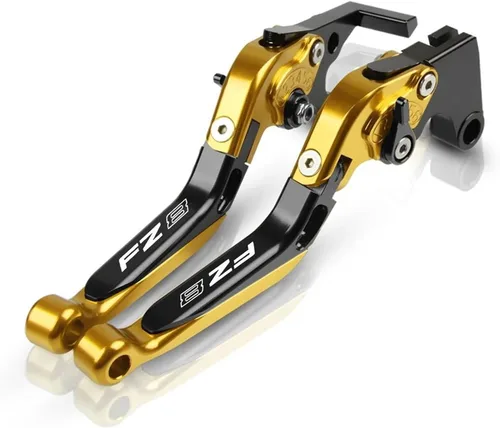 Miniatura 16 de Para Yamaha FZ8 FZ-8 FAZER 2011-2015 Palancas de freno de embrague de aluminio manija plegable ajustable piezas de accesorios de motocicleta (C1)