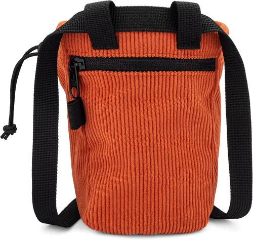 Miniatura 2 de Oso Supply Co - Bolsa de tiza vintage de pana para escalada en roca, cubo de tiza para bouldering con cinturón y bolsillo con cremallera - Equipo