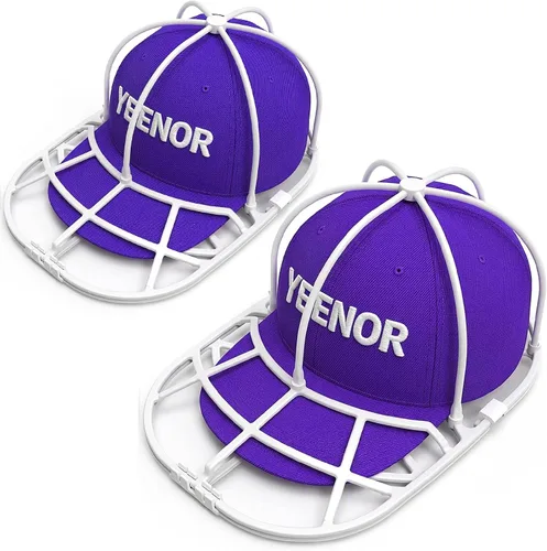 Miniatura 10 de Jaula Lavadora de Sombreros para Lavadora - Soporte Limpiador de Gorras de Béisbol, Lavado de Gorras, Seguro para Lavavajillas, Perfecto