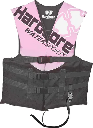 Hardcore USCG Type III Life Jacket PFD for Adults & Kids | Durable, Comfortable Ski Vest with Leg Strap for Watersports, Boating, Tubing & Enhanced