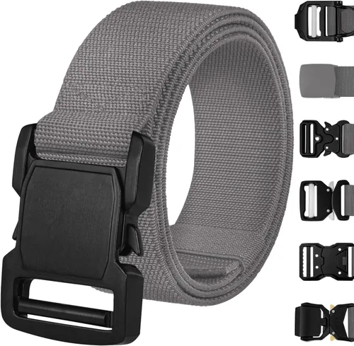 Miniatura 23 de TECEUM Tactical Belt – Heavy-Duty & Quick Release – Military, Work, Rigger, Duty & Utility Belt for Men